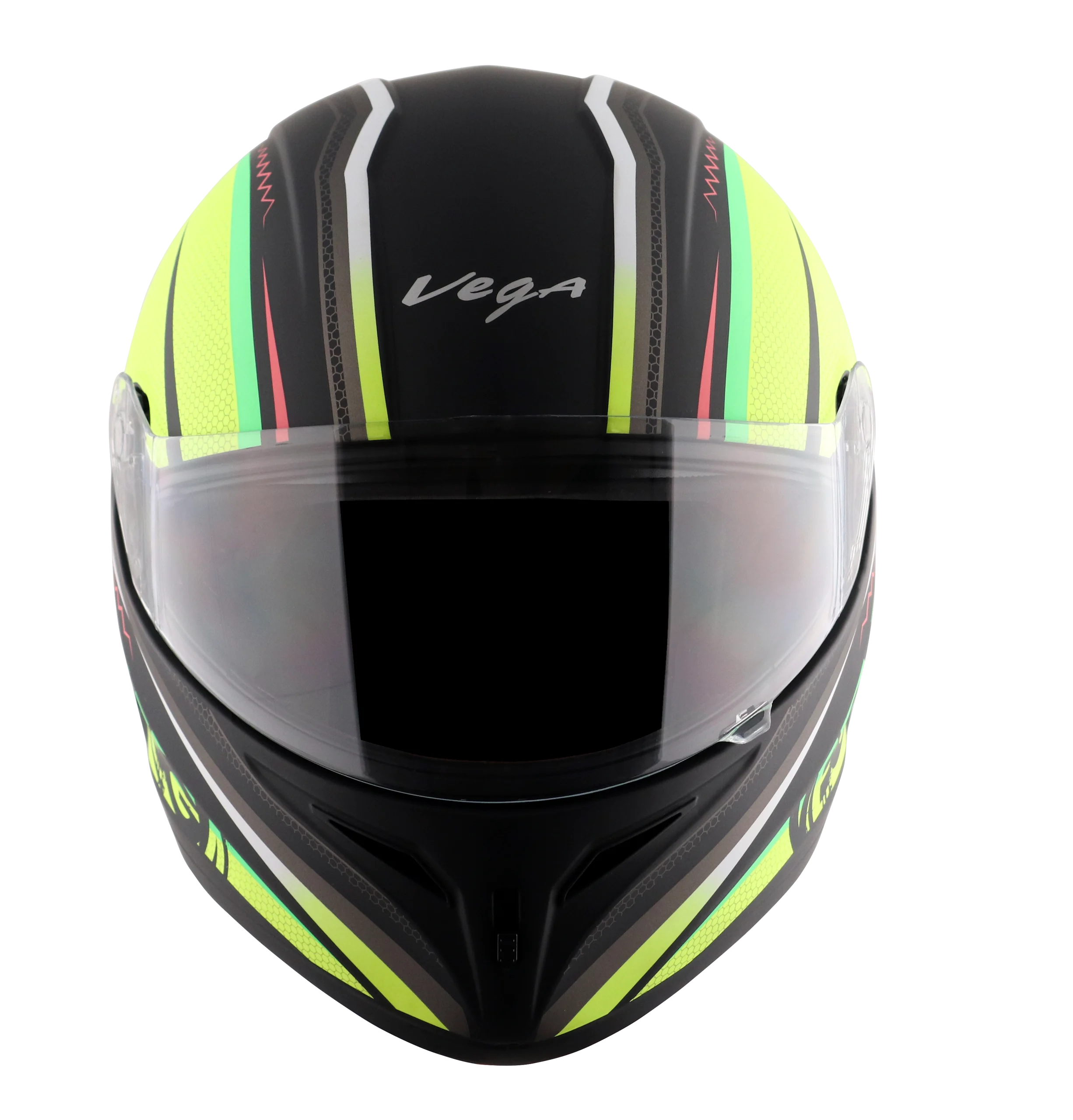 Vega Breeze Dx Scooby Dull Black Neon Yellow - Image 4