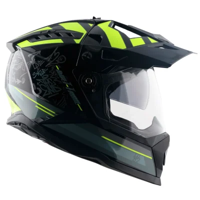 Vega Dirt X Trial Black Neon Yellow