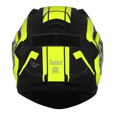 Steel Bird SBH 25 Sharp Spiky Black Neon