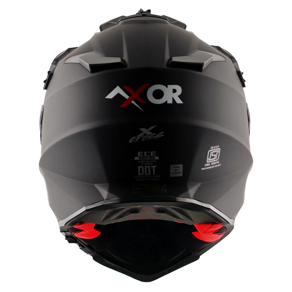 Axor X Cross Dual Visor SC Dull Black Red - Image 3
