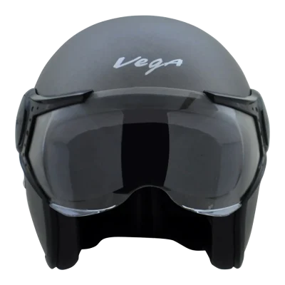 Vega Jet W/ Visor Dull Anthracite