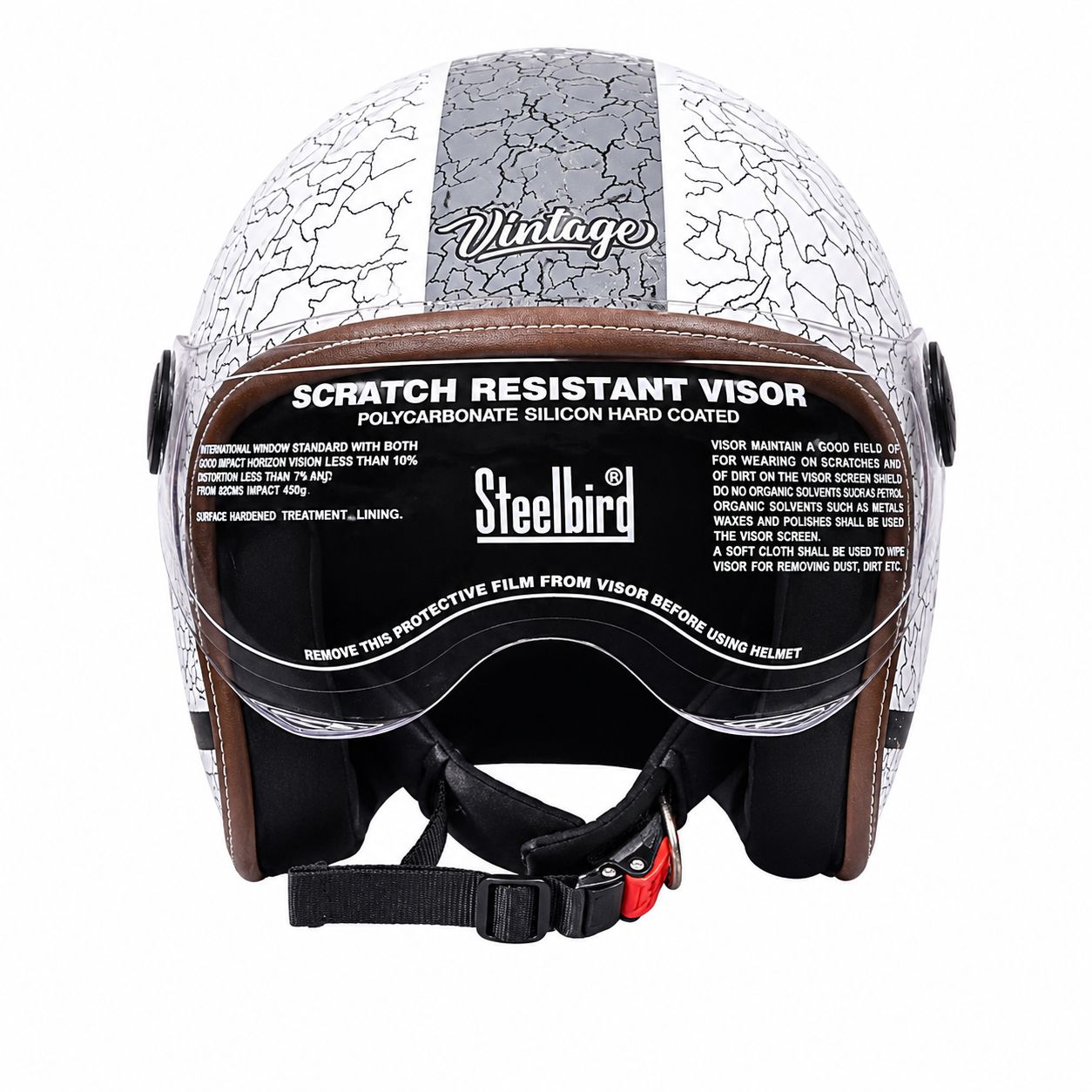 Steel Bird SBH 54 Vintage No Rules White Grey - Image 2