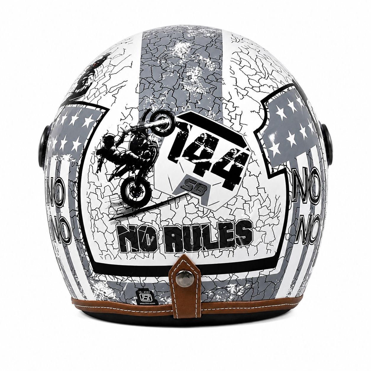 Steel Bird SBH 54 Vintage No Rules White Grey - Image 4