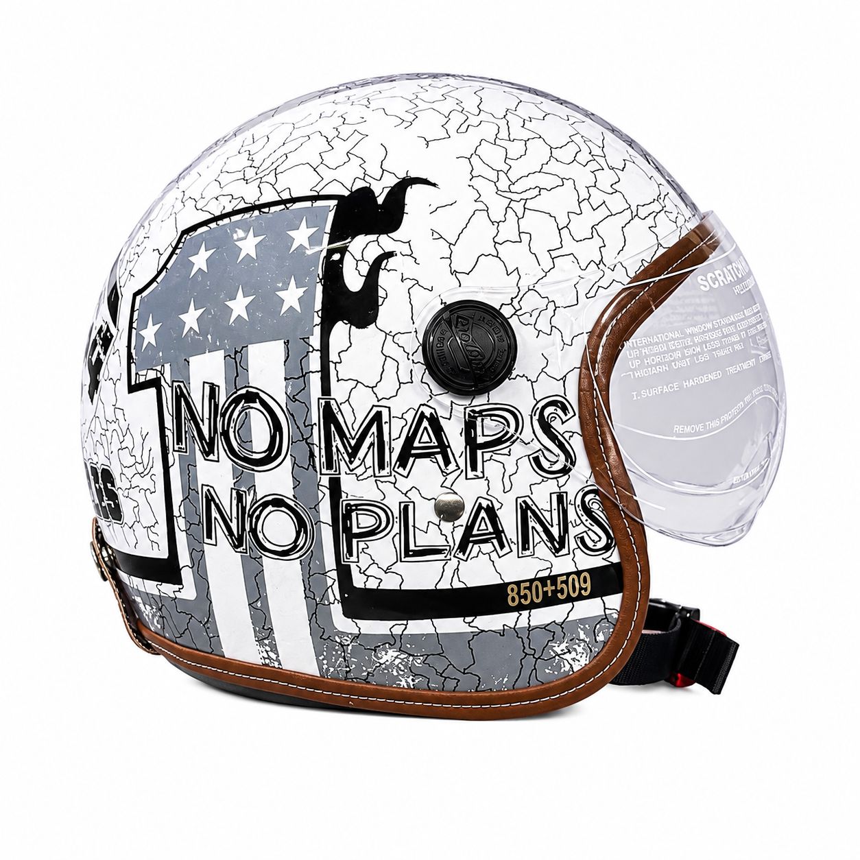 Steel Bird SBH 54 Vintage No Rules White Grey - Image 3