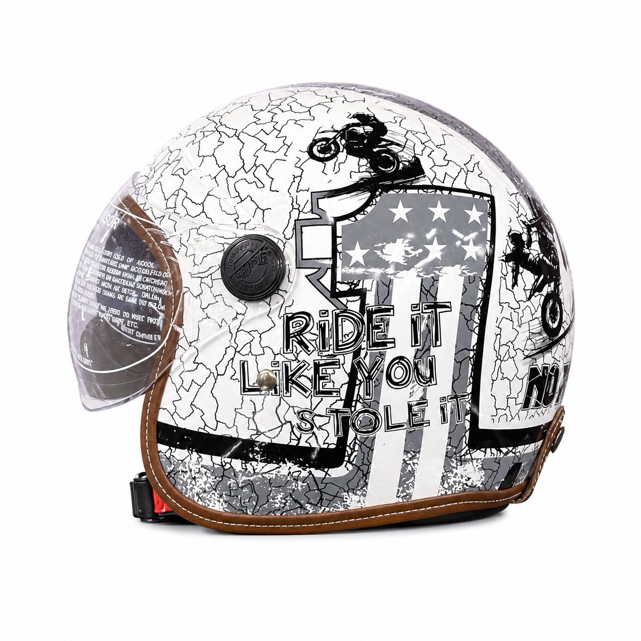 Steel Bird SBH 54 Vintage No Rules White Grey