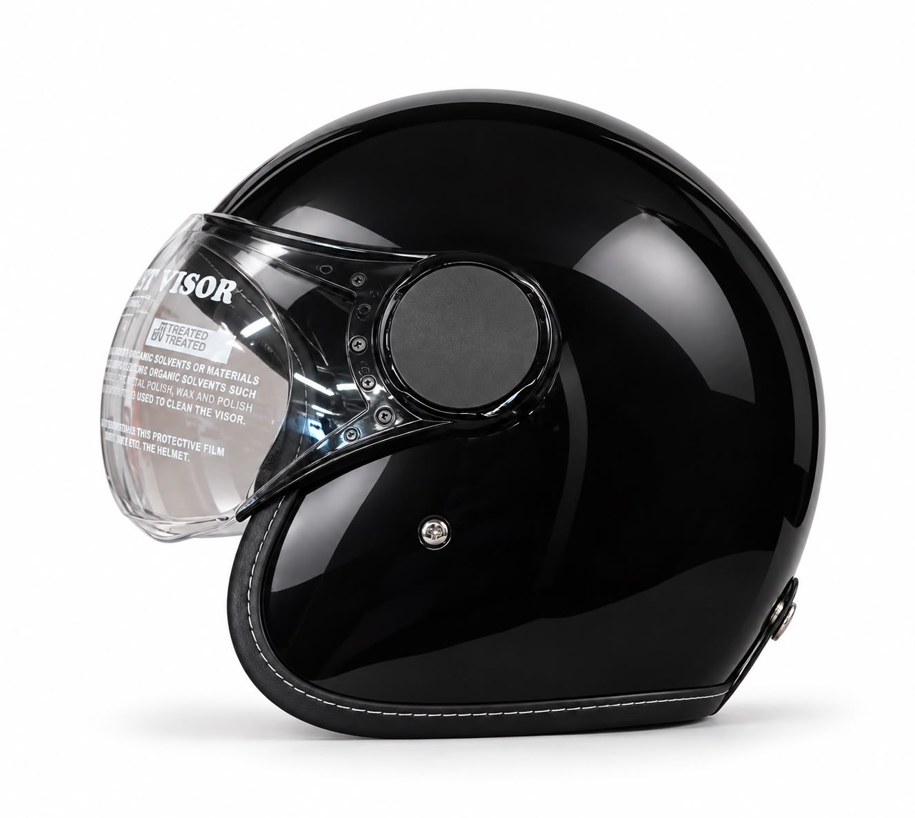 Aerostar Jet Black W/Visor