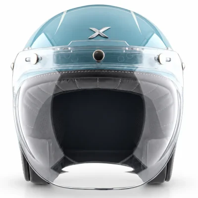 Axor Retro Jet Bygone Open Face Helmet ICE ASH BLUE