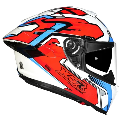 K5R ONYX GLOSS WHITE RED BLUE