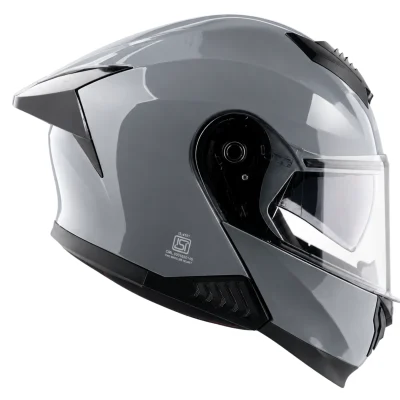 Vega Boolean Flip up Helmet w/spoiler Nardo grey