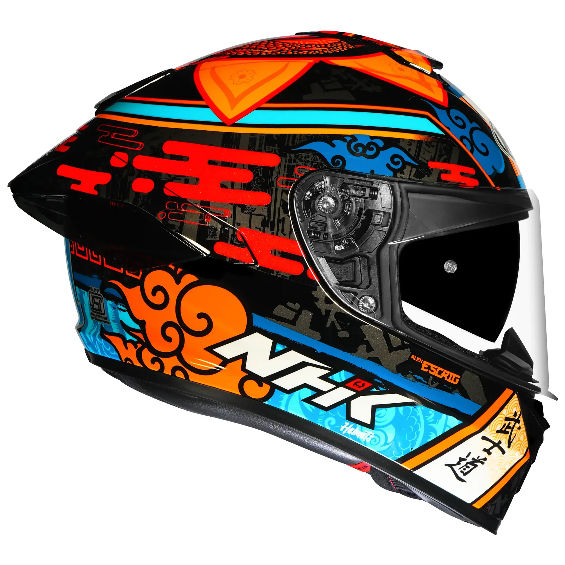 K5R ALEX ESCRIG #7 BLACK RED GLOSSY - Image 2
